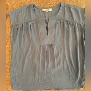 LOFT Women's Elegant Blue Blouse